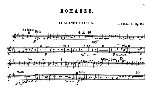Clarinet 1 (A)