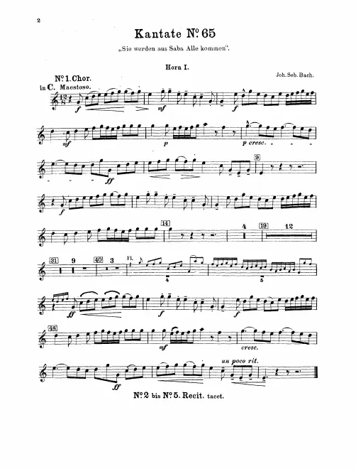 Horn 1, 2 (C/F)