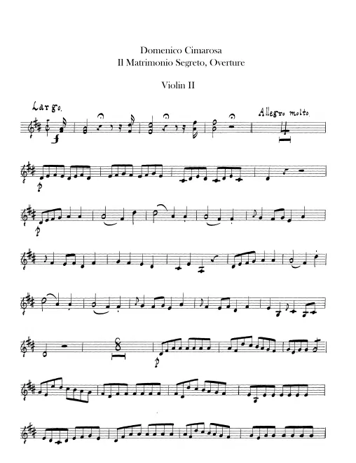 Violins II