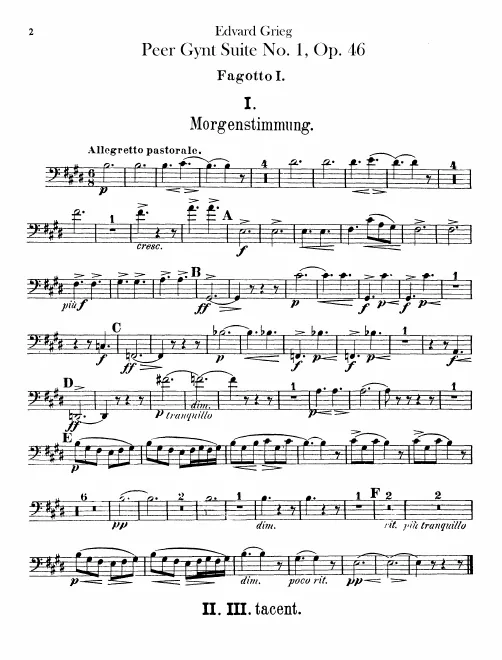 Bassoon 1, 2