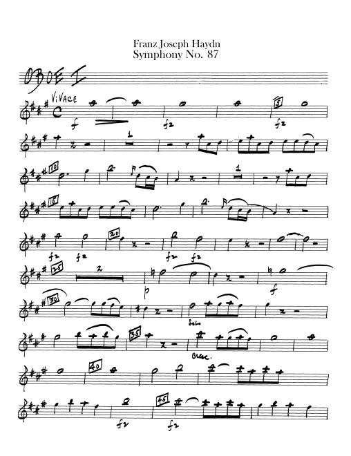 Oboe 1, 2