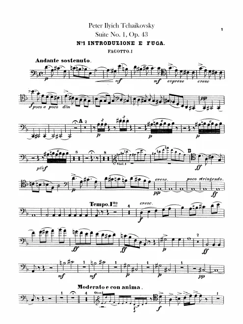Bassoon 1, 2