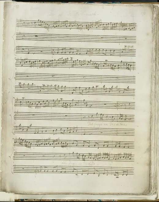Aria: Deh fuggi un traditore