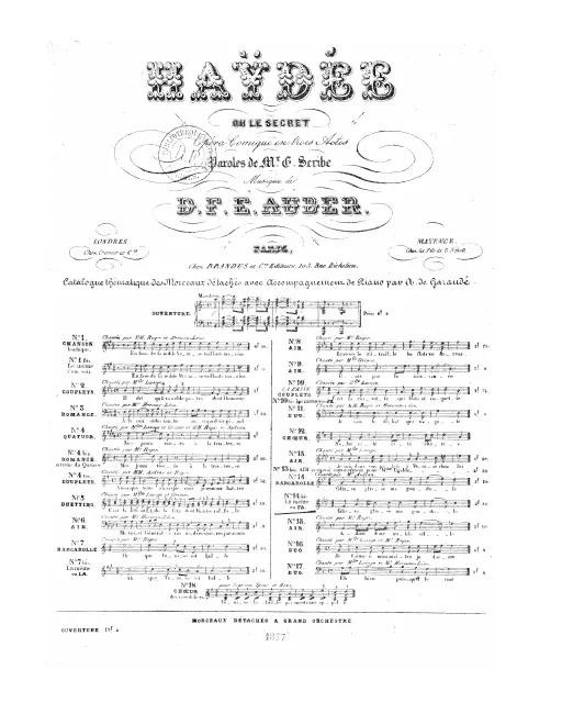 No.14 bis , Barcarolle: "Glisse, glisse ô ma gondole" (Act III, No.12), F major