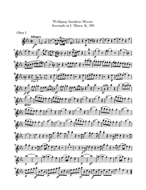 Oboe 1, 2