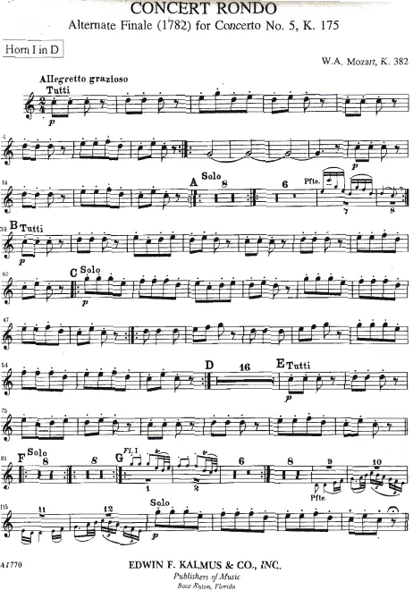 Horn 1, 2 (D)