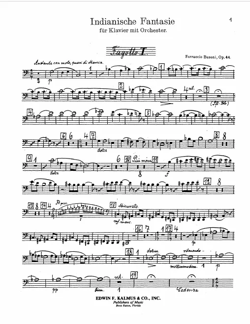 Bassoon 1, 2