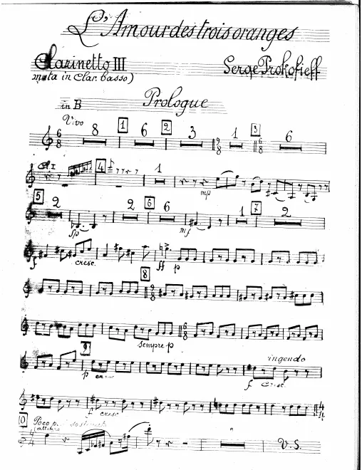 Clarinet 3 (B/A)/Bass Clarinet (B)