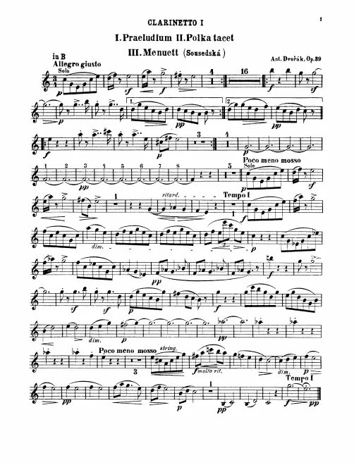 Clarinet 1, 2 (B/A)