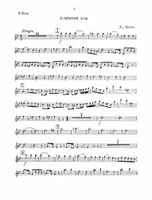 Oboe 1, 2