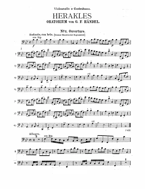Continuo (Cellos/Basses)