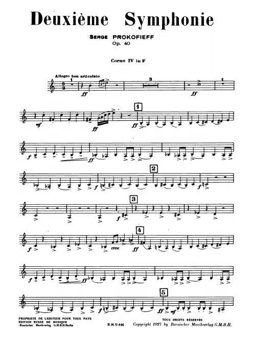 Horn 4 (F)