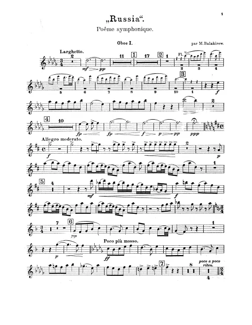 Oboe 1, 2
