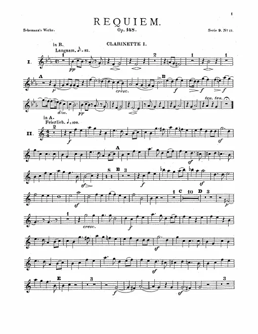Clarinet 1, 2