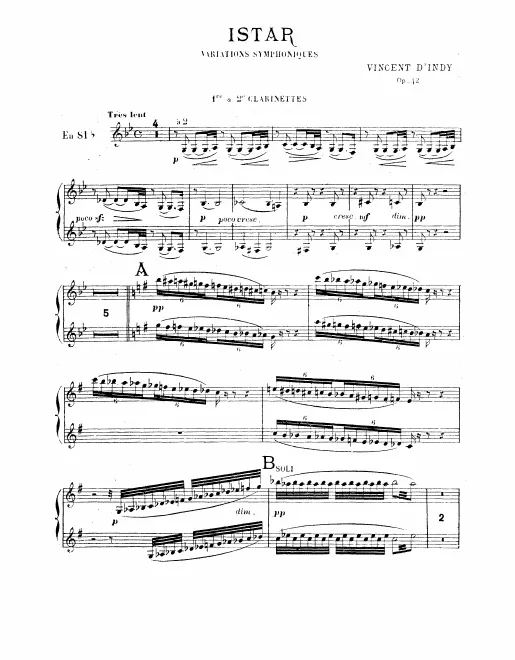 Clarinet 1/2, Bass Clarinet (B)