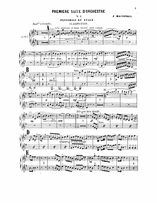 Clarinet 1/2 (B♭)
