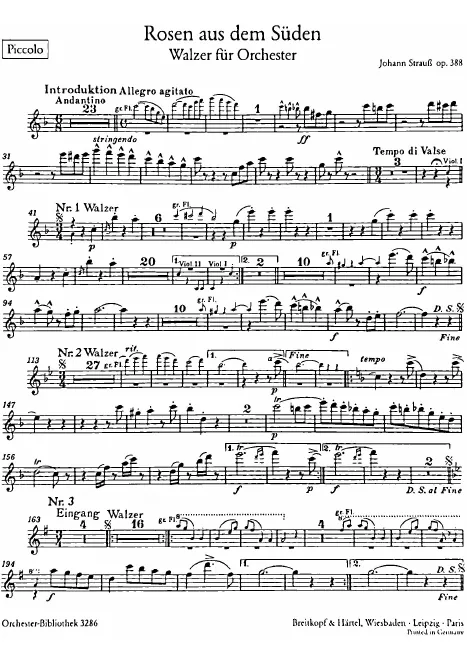 Piccolo, Flute