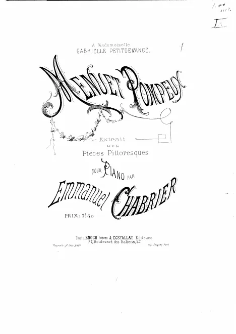 9. Menuet pompeux