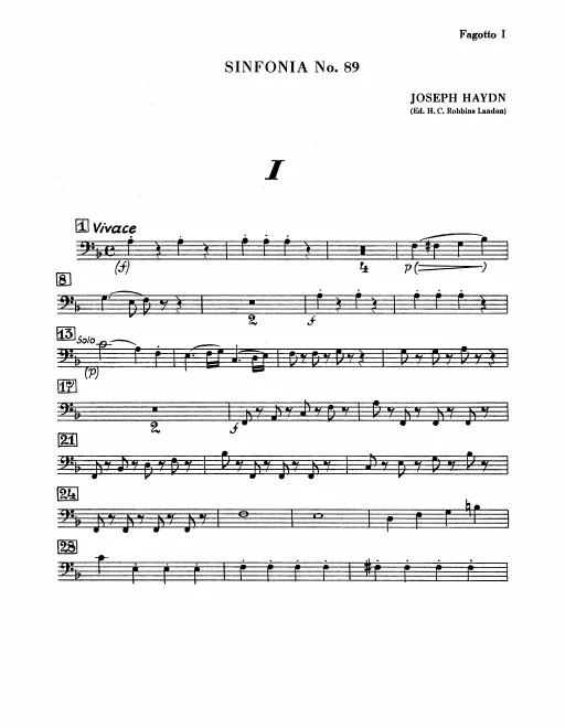 Bassoon 1, 2