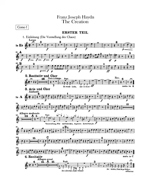 Horn 1, 2 (E/A/D/B/C/F/E)