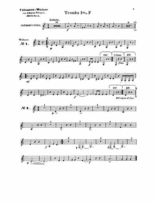 Trumpet 1, 2 (F)