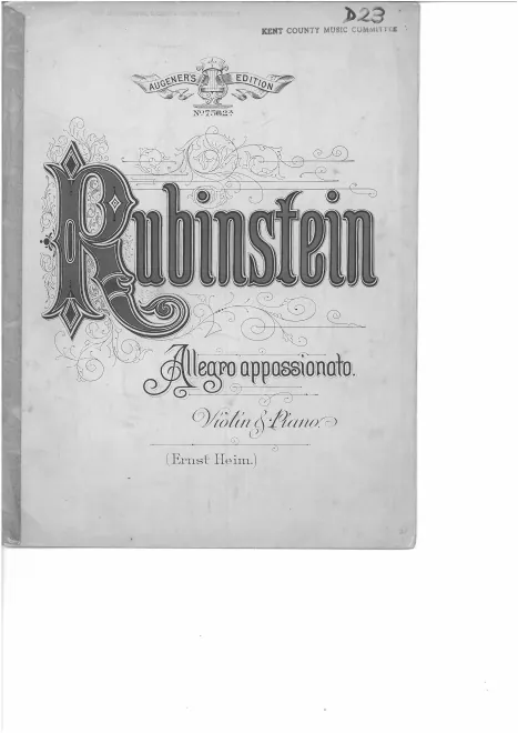 1. Allegro appassionato (Violin Part)