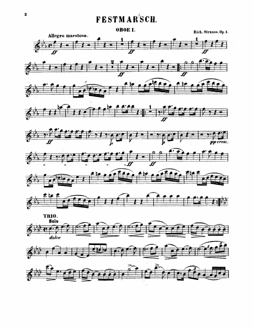 Oboe 1, 2