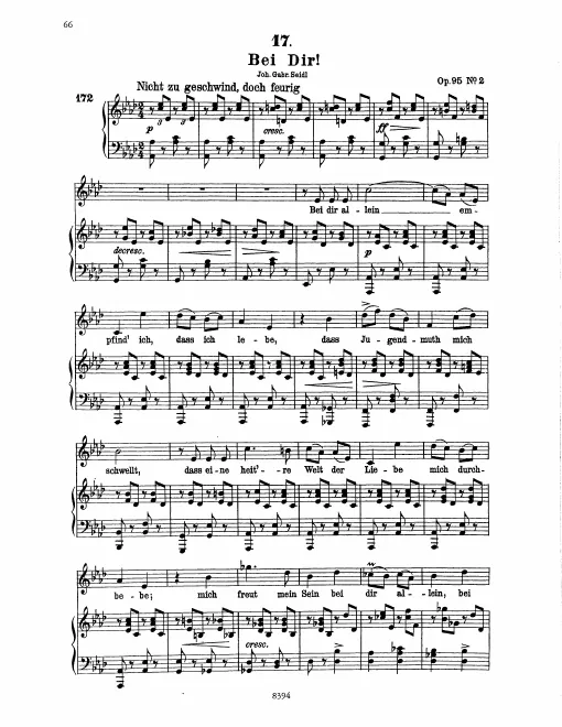 Complete Score (Original / High Voice, A♭ major)