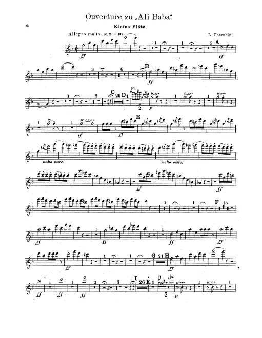 Piccolo, Flute