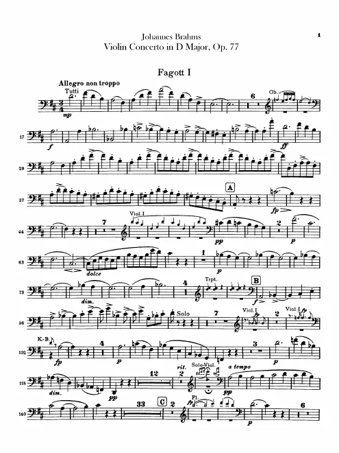 Bassoon 1, 2