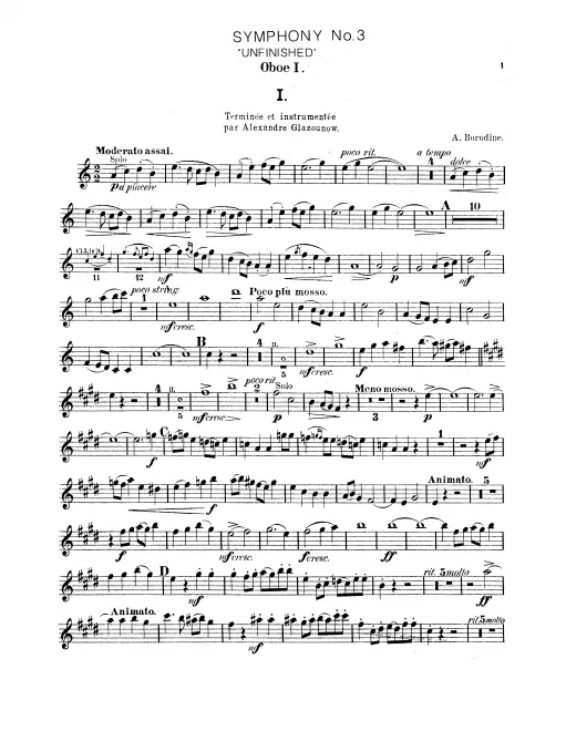 Oboe 1, 2