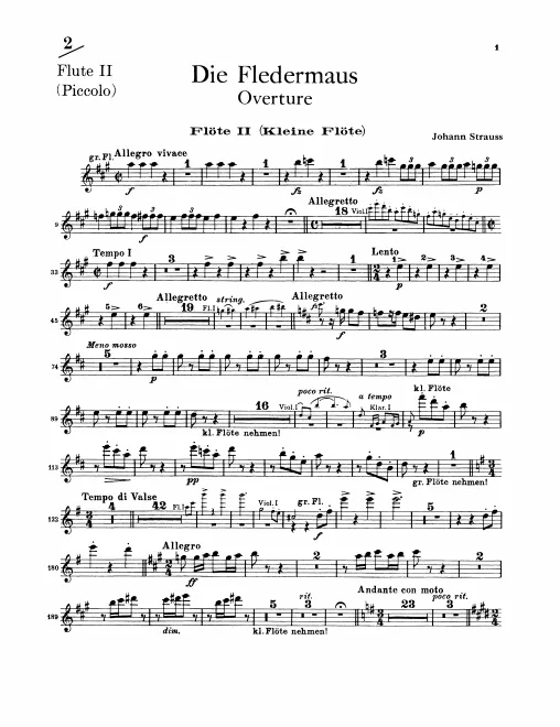 Flute 2/Piccolo