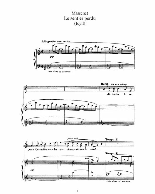 Complete Score (C major, high voice)
