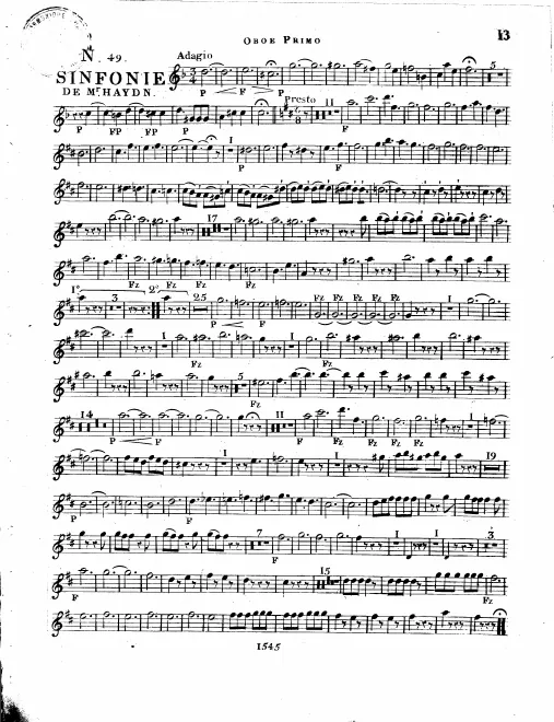 Oboe 1, 2