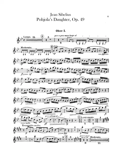 Oboe 1, 2, English Horn