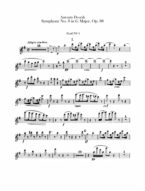 Flute 1, 2/Piccolo
