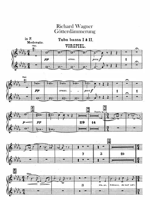 Bass Wagner Tuba 1/2 (B/F)