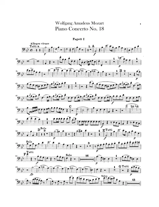 Bassoon 1, 2