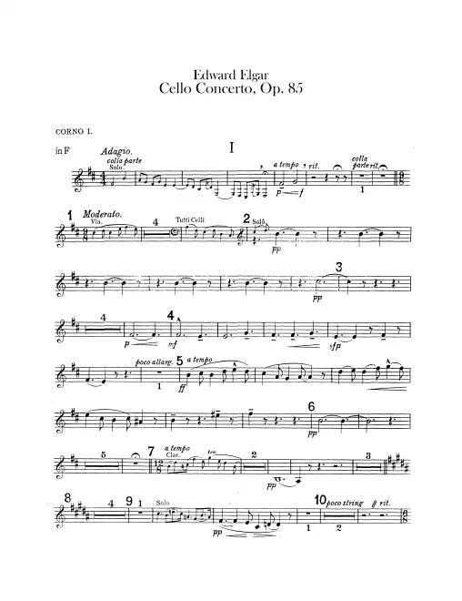 Horn 1, 2, 3, 4 (F)
