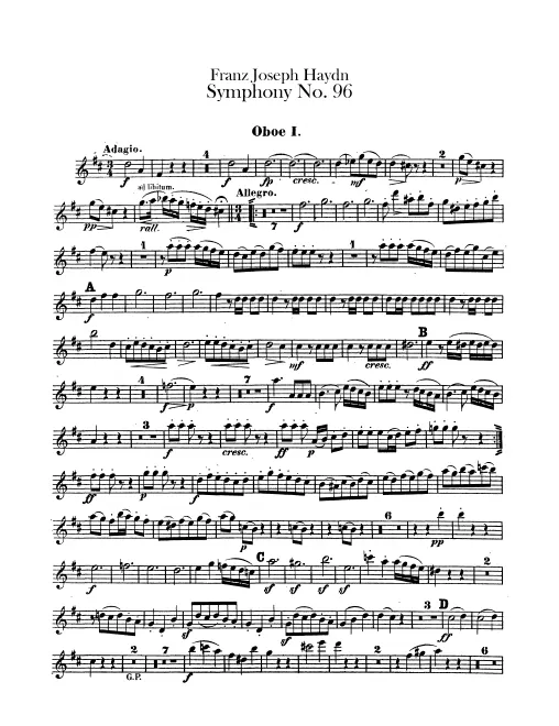 Oboe 1, 2