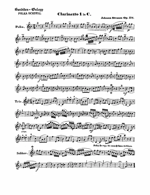 Clarinet 1, 2 (C)