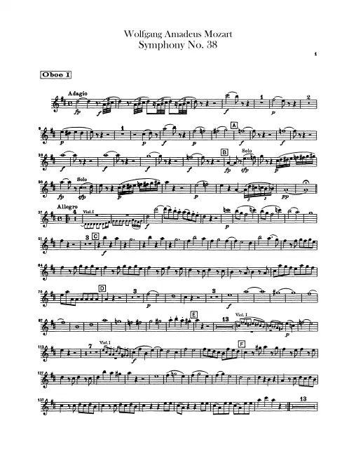 Oboe 1, 2