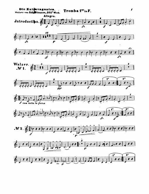 Trumpet 1, 2 (F)