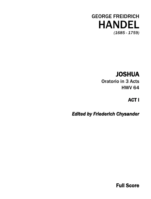 Complete Score (Act I)