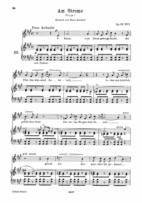 Complete Score (original / high voice, )