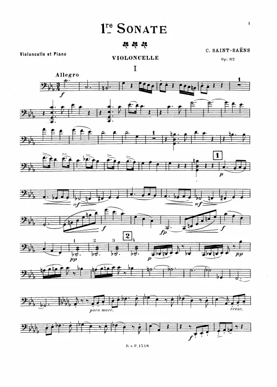 Complete Score and Cello Part