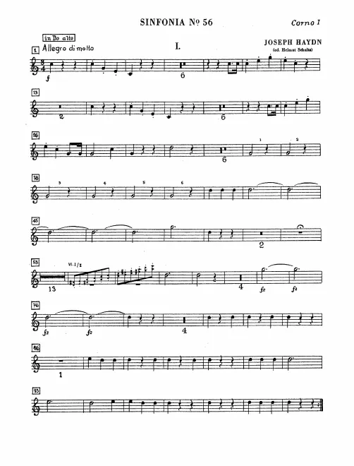 Horn 1, 2 (C alto/F)