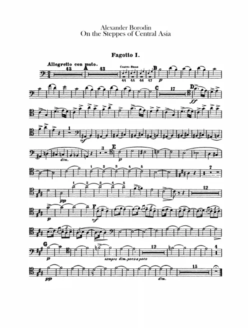 Bassoon 1, 2