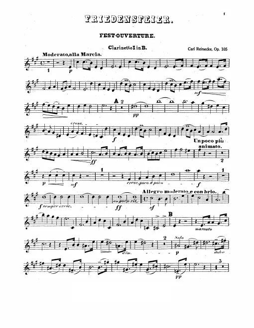 Clarinet 1, 2 (B)
