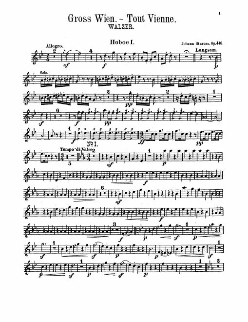 Oboe 1, 2